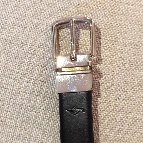Dockers Men's Two-in-One Reversible Dress Belt Black with 38/95 Genuine Leather - Picture 4 of 9